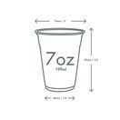 Vegware 7oz PLA Cold Cup, 76-Series - R200-VW additional 3