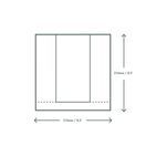 Vegware VNWB8.5 8.5 x 8.5in Kraft NatureFlex Window Bag additional 3