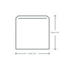 Vegware 8.5 X 8.5in Recycled Kraft Flat Bag - 201243S additional 3