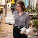 Vegware VB08-SR 8in Square Source-Reduced Bagasse additional 3