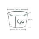 Vegware 8oz Soup Container, 90-Series - SC-08 additional 3