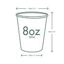 Vegware 8oz White Hot Cup, 79-Series - LV-8 additional 3