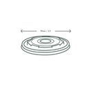 Vegware 90-Series Flat Cpla Hot Lid - VLID90S additional 3