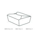 Vegware No.5 Food Carton 1050ml - 1673 additional 3