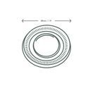 Vegware VWPL1 PLA Portion Pot Lid (Fits 0.5 / 1oz Pots) additional 2