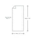 Vegware VGN4 100 X 50 X 350mm Clear Natureflex additional 3