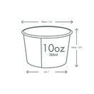 Vegware SC-G10 10oz Soup Container, 90-Series additional 4