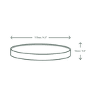 Vegware VLID115P 115-Series Flat Paper Hot Lid additional 3