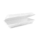 Vegware VB12NW 12 X 6in/310 X 145mm Nourish Moulded Fibre Clamshell additional 1
