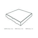 Vegware BOX031A 12in Brown Kraft Pizza Box additional 4