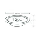Vegware L043NW 12oz / 340ml Wide Nourish Moulded Fibre Bowl additional 3