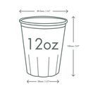 Vegware MV-12 12oz/360ml Nourish Moulded Fibre Cup additional 3