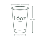 Vegware VDW-W16 16oz Double Wall White Cup additional 3