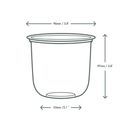 Vegware BEL-16 16oz PLA Bella Pot, 96-Series additional 3