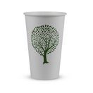 Vegware LV-16-GT 16oz White Hot Cup, 89-Series additional 1