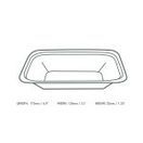 Vegware VW-C2NW 16oz/400ml Medium Nourish Moulded Fibre Chip Tray additional 3
