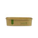 Vegware SKC-16 16oz/500ml Rectangular Kraft Food Container additional 1