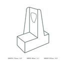 Vegware 2-Cup Handled Carrier - VHC-02 additional 3