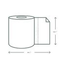 Vegware 7307 2-Ply Blue Centrefeed Roll additional 2