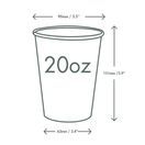 Vegware CV-S20 20oz Paper Cold Cup, 89-Series additional 3