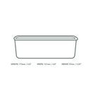 Vegware SKC-24 24oz/750ml Rectangular Kraft Food Container additional 3