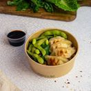 Vegware RKC-24 24oz/750ml Round Kraft Food Container additional 2