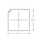 Vegware 9002 33cm 2-Ply White Napkins additional 3
