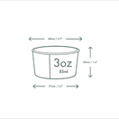 Vegware IC-03 3oz Ice Cream Pot additional 3