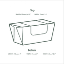 Vegware MFWB-5X3 5 X 3in Microflute Hinged Window additional 3