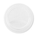 Vegware VLID89S 89mm CPLA Hot Cup Lid (Fits 10 - 20oz Cup) additional 1