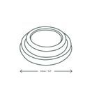 Vegware VLID62S 62-Series CPLA Hot Cup Lid additional 3