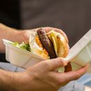 Vegware 6in/150mm Nourish Moulded Fibre Burger Box - B003NW additional 2