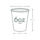 Vegware LV-6S 6oz White Hot Cup, 79-Series additional 3