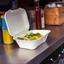 Vegware 7 X 5in/185 X 130mm Nourish Moulded Fibre Clamshell - B001NW additional 2