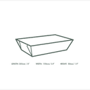 Vegware MFT-8X6 8 X 6in Microflute Food Tray additional 3