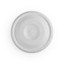 Vegware BLID89F-CH 89-Series Nourish Moulded Fibre Cold Cup Flat Lid - Straw Slot additional 1