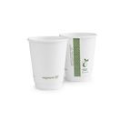 Vegware VDW-W08 8oz Double Wall White Cup additional 1