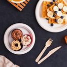 Vegware P006-SRNW 9in/225mm Source-Reduced Nourish Moulded Fibre Plate additional 2