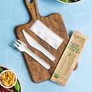 Vegware VP-KFWN Paper Knife &amp; Fork Kit additional 3