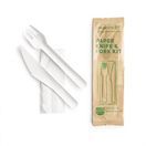 Vegware VP-KFWN Paper Knife &amp; Fork Kit additional 1