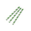 Vegware PS10-GS Jumbissimo Green Stripe 10mm Paper Straw additional 1