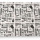 Vegware Grill Theme Printed Greaseproof Papers 400 x 300mm FWGPGRILL additional 2