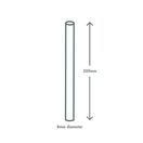 Vegware PS08-WWL Jumbo White 8mm Paper Straw additional 3