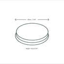 Vegware VWPLK25 Kraft Paper Portion Pot Lid additional 3