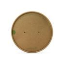Vegware RLID150P Round Kraft Paper Lid, 150-Series additional 1