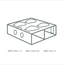 Vegware VCC-04SP Splittable Card Cup Carrier additional 3