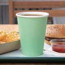 Fiesta Recyclable Single Wall Takeaway Coffee Cups Turquoise 340ml additional 4