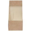 Colpac 10228 Zest 72mm Compostable Kraft Sandwich Wedges With Cellulose Window additional 2