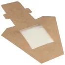 Colpac 10228 Zest 72mm Compostable Kraft Sandwich Wedges With Cellulose Window additional 4