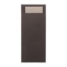 Europochette Classic Size Chocolate Brown Cutlery Pouch with Kraft 2ply Napkin additional 1